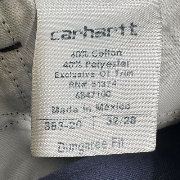 Carhartt Men's Cargo Pants - Navy Blue - Picture 15 of 16